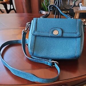 Jessica Moore Teal Essential Clutch Handle/Strap/Crossbody Bag